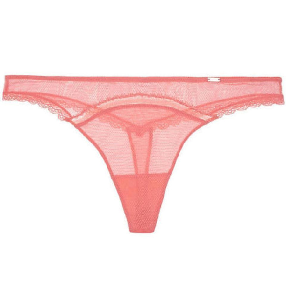 Chantelle Parisian Tanga Thong Mid Rise C14790 Knickers Briefs Lingerie